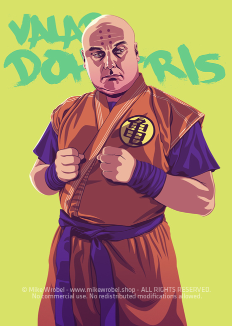 Mike Wrobel Shop 80/90s Thrones Vars Art Print medium-8.3x11.7 Artwork Wall Art Poster