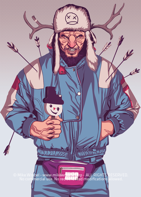 Mike Wrobel Shop 80/90s Thrones Wun Wun Art Print medium-8.3x11.7 Artwork Wall Art Poster