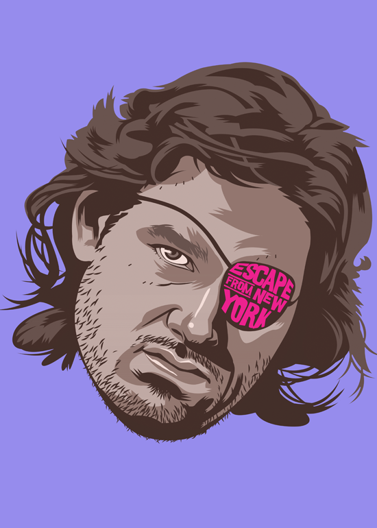 Mike Wrobel Shop Escape From New York Art Print medium-9x12 Artwork Wall Art Poster