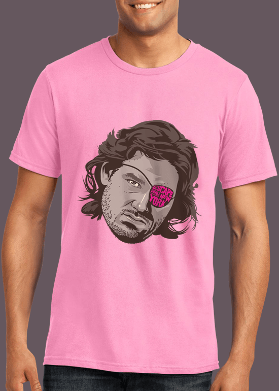 Mike Wrobel Shop Escape From New York T Shirt Man Charity Pink Small Medium Large X-Large 2X-Large
