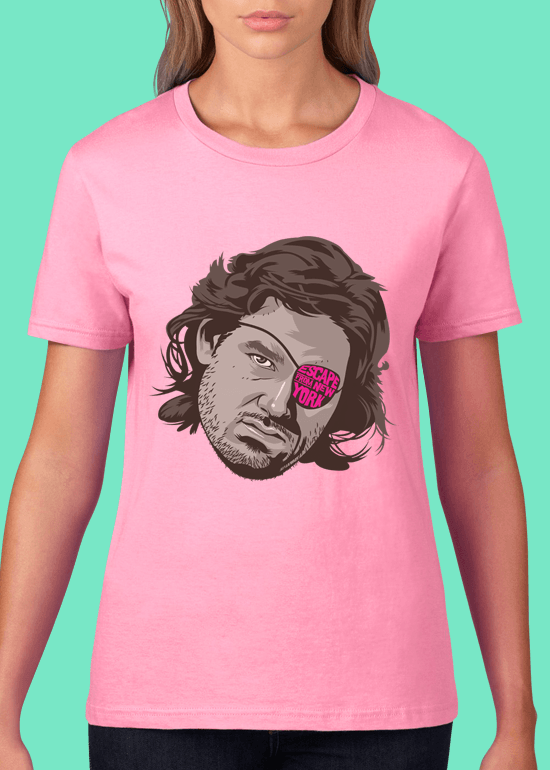 Mike Wrobel Shop Escape From New York T Shirt Woman Charity Pink Small Medium Large X-Large 2X-Large