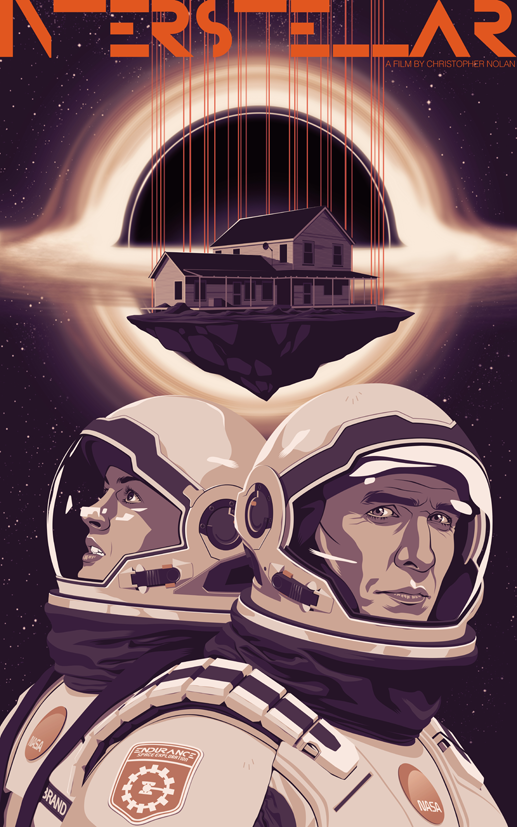 Mike Wrobel Shop Interstellar Art Print medium-13x21 Artwork Wall Art Poster