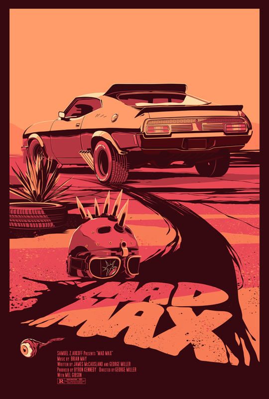 Mike Wrobel Shop Mad Max Art Print medium-14x20 Artwork Wall Art Poster