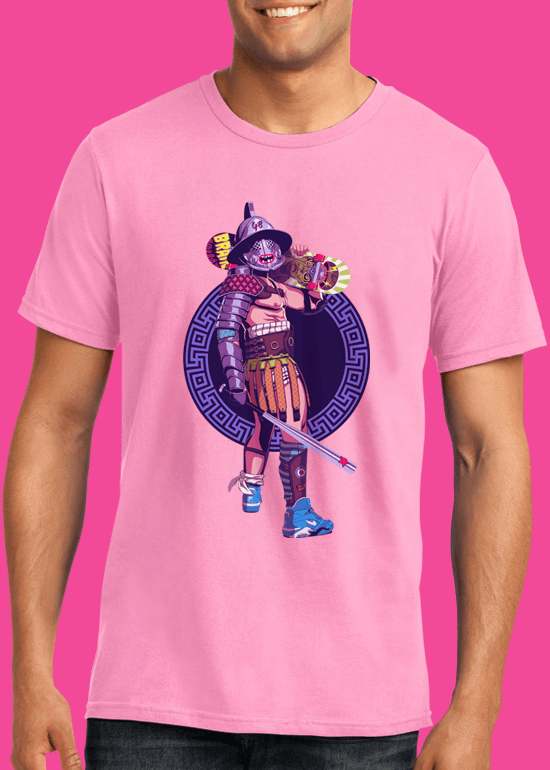 Mike Wrobel Shop Skater Gladiator T Shirt Man Charity Pink Small Medium Large X-Large 2X-Large