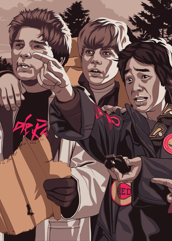 Mike Wrobel Shop The Goonies Art Print medium-15x22 Artwork Wall Art Poster