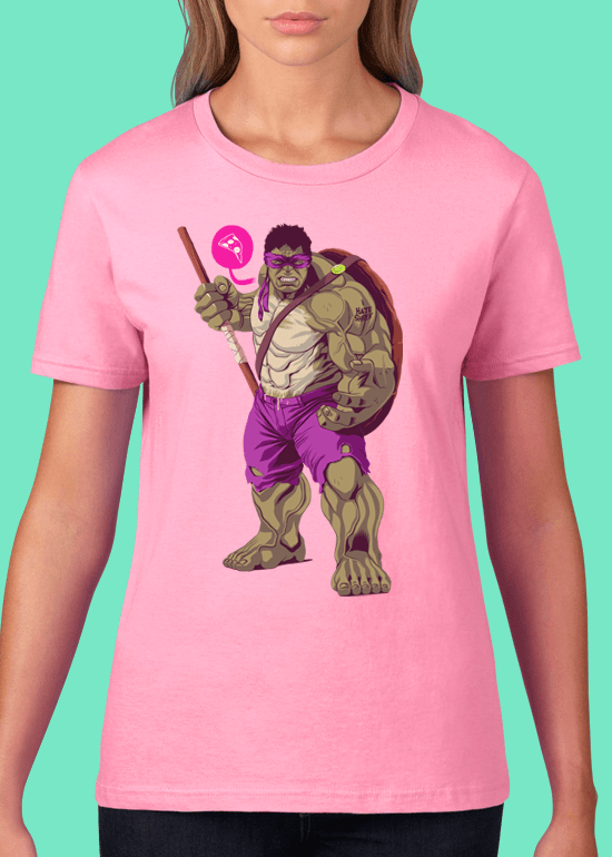 Mike Wrobel Shop The Hulk T Shirt Woman Charity Pink Small Medium Large X-Large 2X-Large