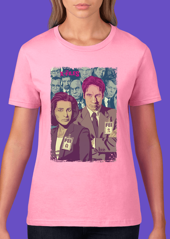 Mike Wrobel Shop The X-Files T Shirt Woman Charity Pink Small Medium Large X-Large 2X-Large