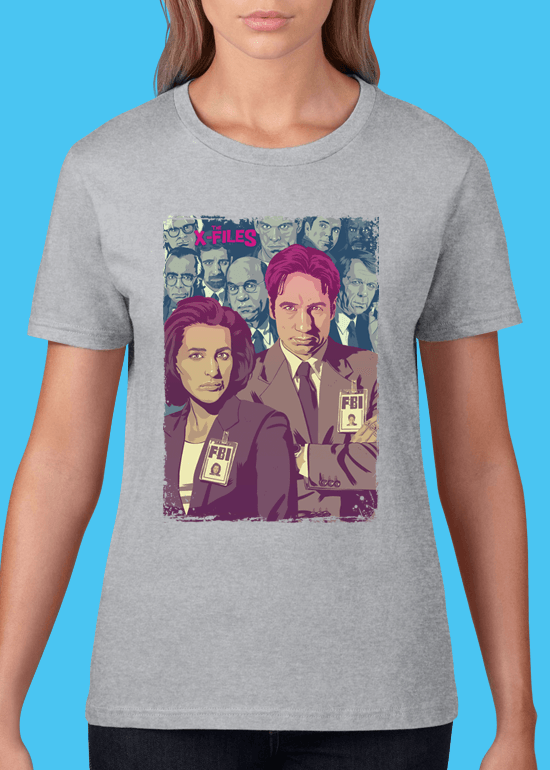 Mike Wrobel Shop The X-Files T Shirt Woman Heather Grey Small Medium Large X-Large 2X-Large