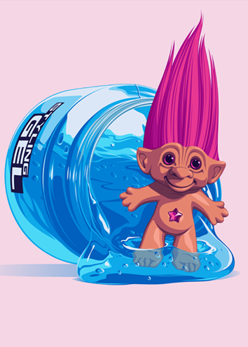 Mike Wrobel Shop TOYS #02 Troll Art Print medium-12x12 Artwork Wall Art Poster